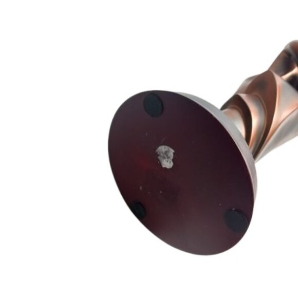 Herco Gifts Family Man Woman Baby Statue Heavy Resin Copper Bronze 12" - Picture 9 of 9